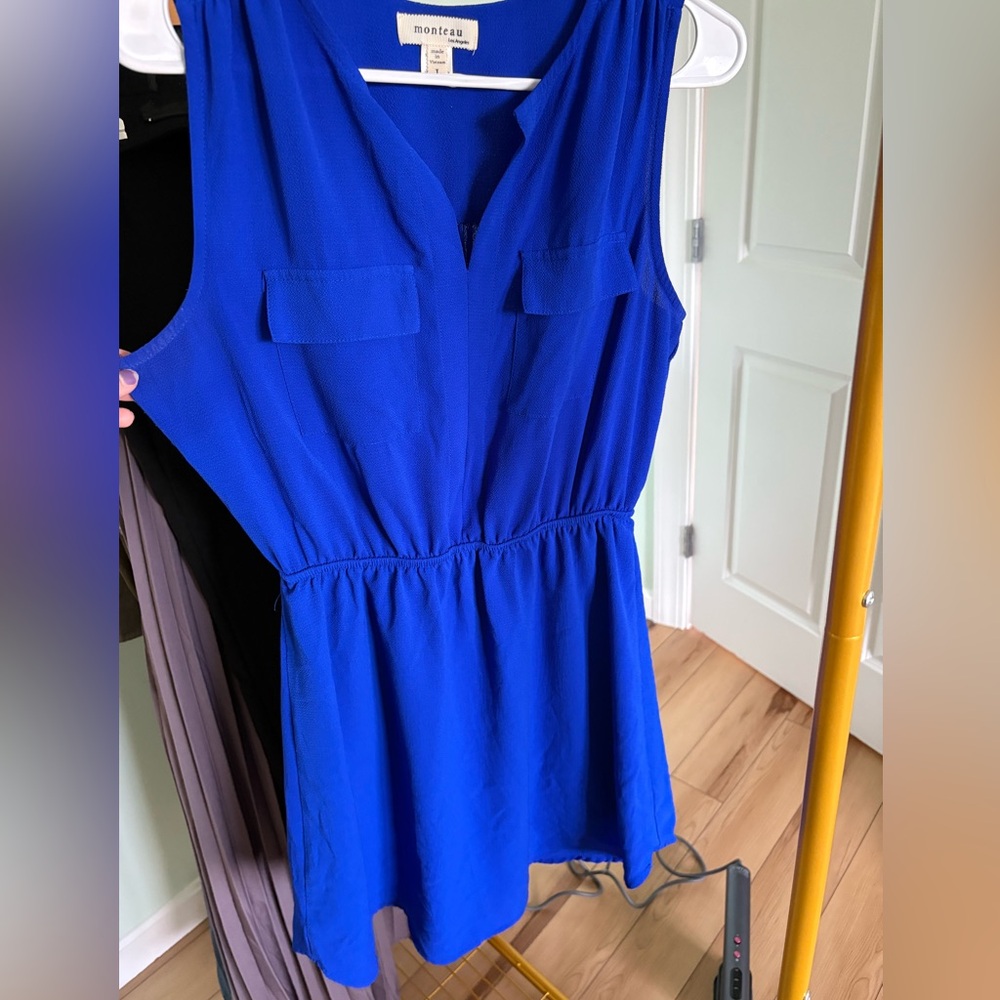 Monteau Royal Blue Dress